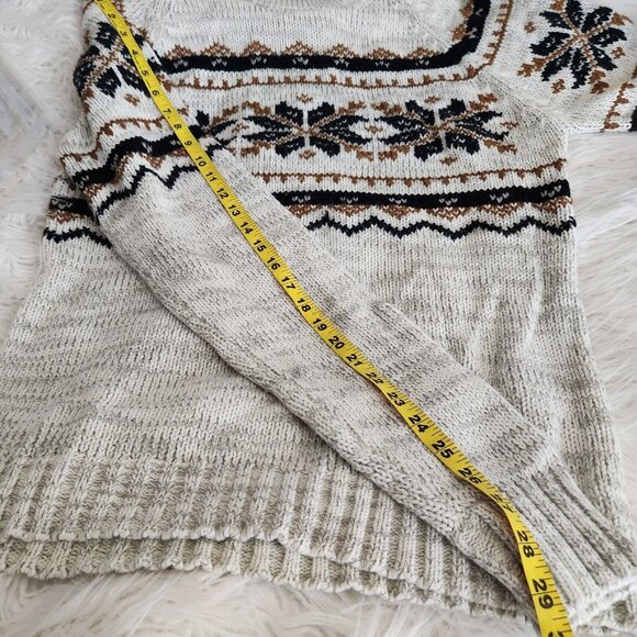 Vintage Dillards XL Fair Isle Nordic Grandpa Sweater Acrylic Knit Pull Over - Picture 11 of 14